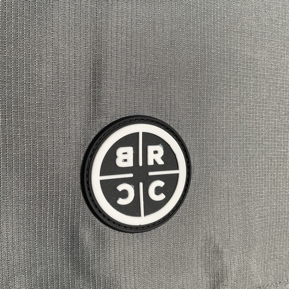 Black Rifle Coffee Company Packable Anorak Windbreaker Gunmetal SMALL - Picture 10 of 12